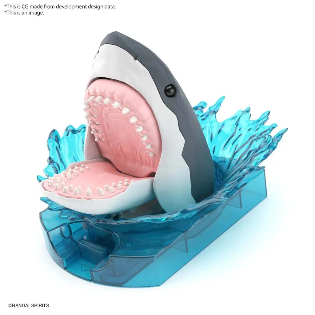 Maquette exploring lab nature great white shark